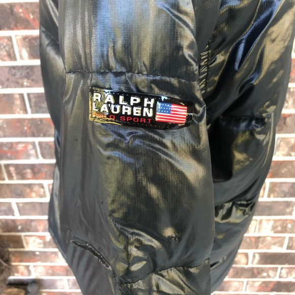 Polo Ralph Lauren Down Feathers Puffer Bomber Jacket - Picture 7 of 12